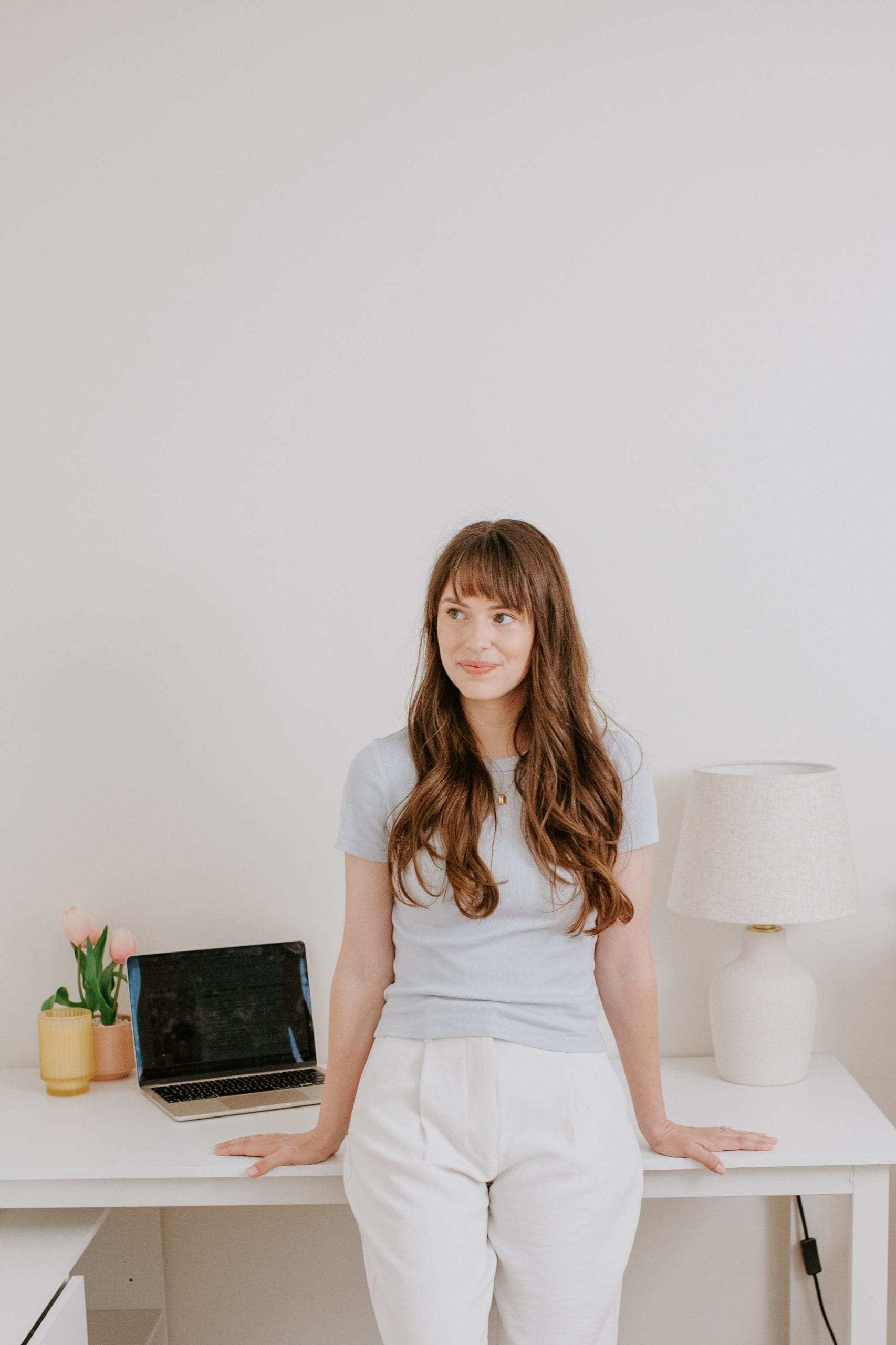 Home Office Minimalist Setup Practitioner Chelsea Stenner Therapy And Online Counselling Chilliwack Bc